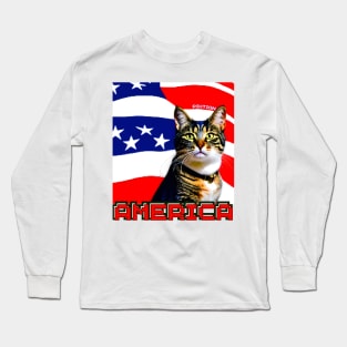 American Cat Long Sleeve T-Shirt